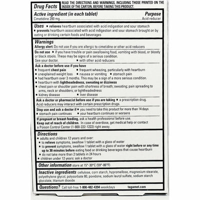 Tagamet Heartburn Relief