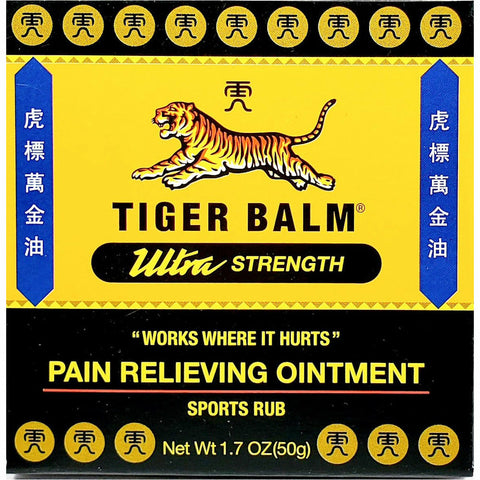 Tiger Balm, Pain Relieving Ointment (Sports Rub) 1.7 oz