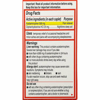 Tylenol PM 500 mg, 24 Caplets - Image 2