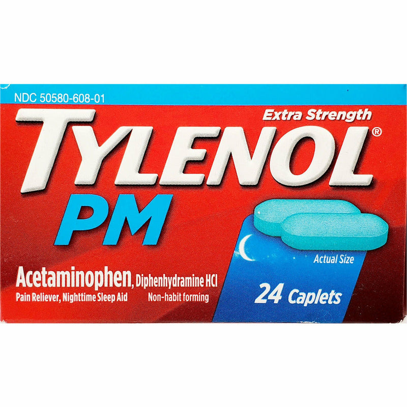 Tylenol PM 500 mg, 24 Caplets - Main product image