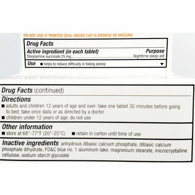 Unisom Sleep Tabs 25 mg, 32 Tablets