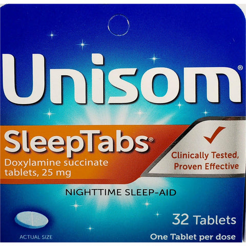 Unisom Sleep Tabs 25 mg, 32 Tablets