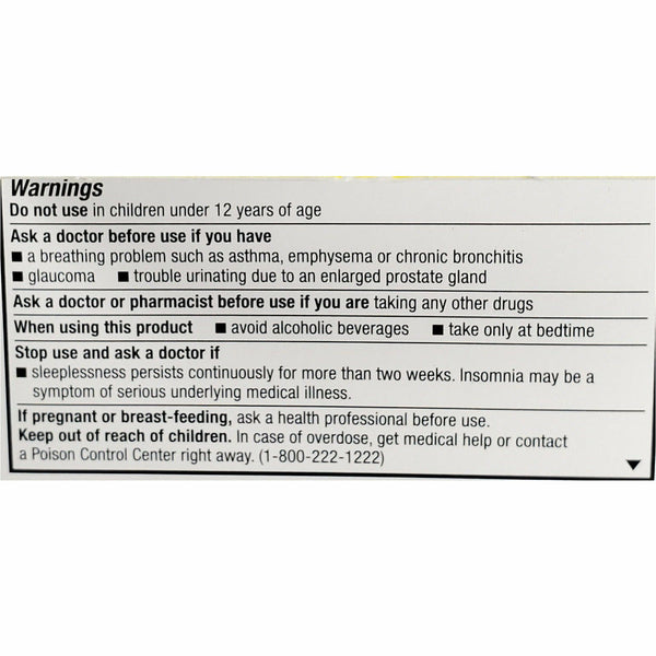 Unisom Sleep Tabs 25 mg, 80 Tablets - Hargraves Online Healthcare