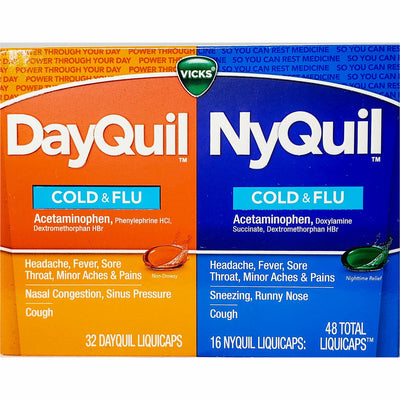 DayQuil and NyQuil Combo Pack, 48 LiquiCaps by Vicks