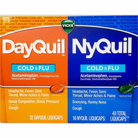 DayQuil and NyQuil Combo Pack, 48 LiquiCaps by Vicks - Image 1