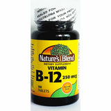 Vitamin B12, 250 mcg 100 Tablets by Natures Blend