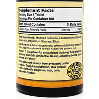 Vitamin C 500 mg 100 Tablets by Natures Blend - Image 2