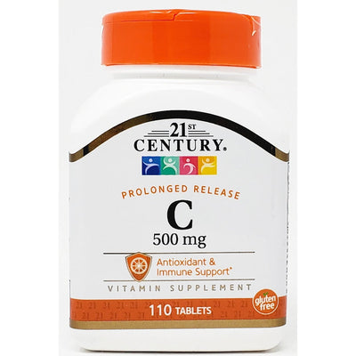 itamin C 500 mg (Prolonged Release) 110 Tablets by 21st Century
