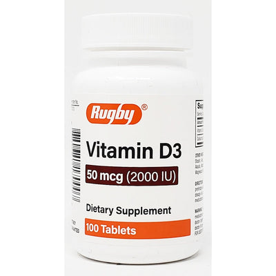 Vitamin D3 - 50 mcg (2000 IU) 