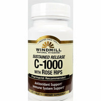 Vitamin C-1000 mg with Rose Hips, 60 Tablets by Windmill - Image 1