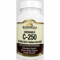 Vitamin C-250 mg, 60 Chewable Tablets by Windmill - Image 1