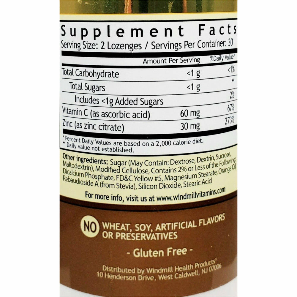 Zinc Lozenges with Vitamin C Immune Support Hargraves Online