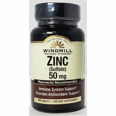 Windmill Zinc Sulfate 50 mg 90 Tablets