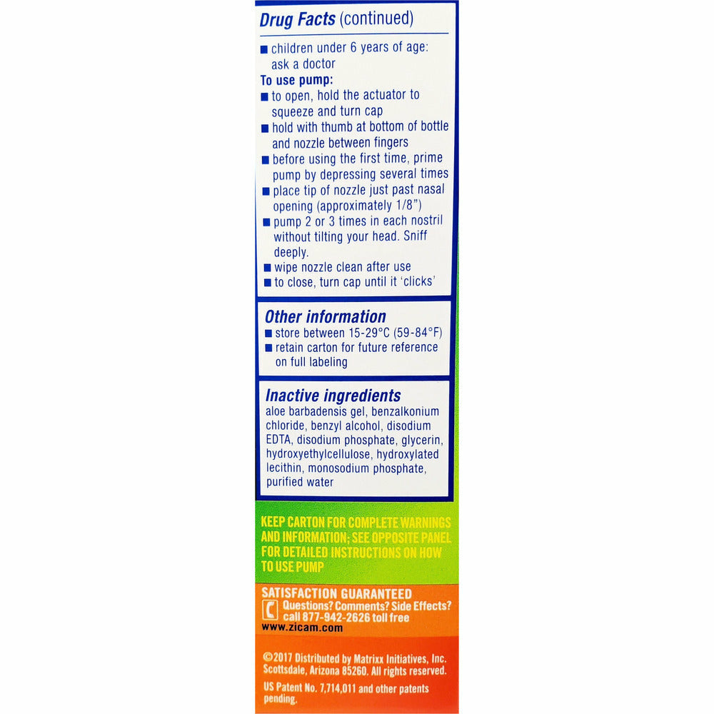 Zicam Extreme Congestion Relief Nasal Spray, 0.50 fl oz Hargraves