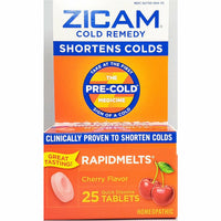 Zicam Cold Remedy Rapidmelts, 25 Quick Dissolve Tablets (Cherry Flavor) - Image 1