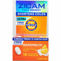 Zicam Cold Remedy Ultra Rapidmelts, 18 Quick Dissolve Tablets - Image 1