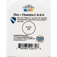 Zinc plus Vitamins C and B6, 90 Chew Tabs by 21st Century - Image 4